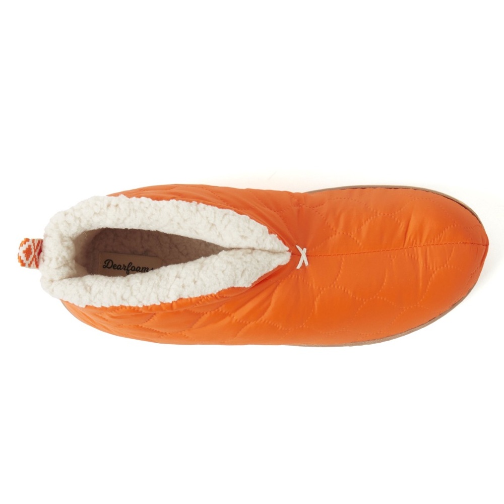 NEW| Dearfoams Men's Warm Up Bootie Slipper Size 9-10 - Picture 3 of 9